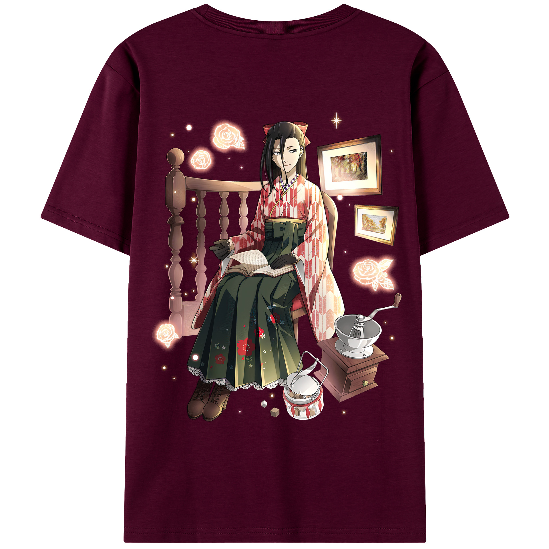 （画像用） 文豪ストレイドッグス Bungo Stray Dogs レディース半袖Tシャツ(バックプリント)